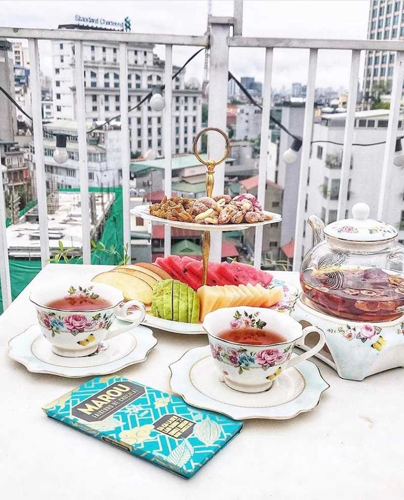 4 Hanoi afternoon tea shops with peaceful beauty in the capital 8