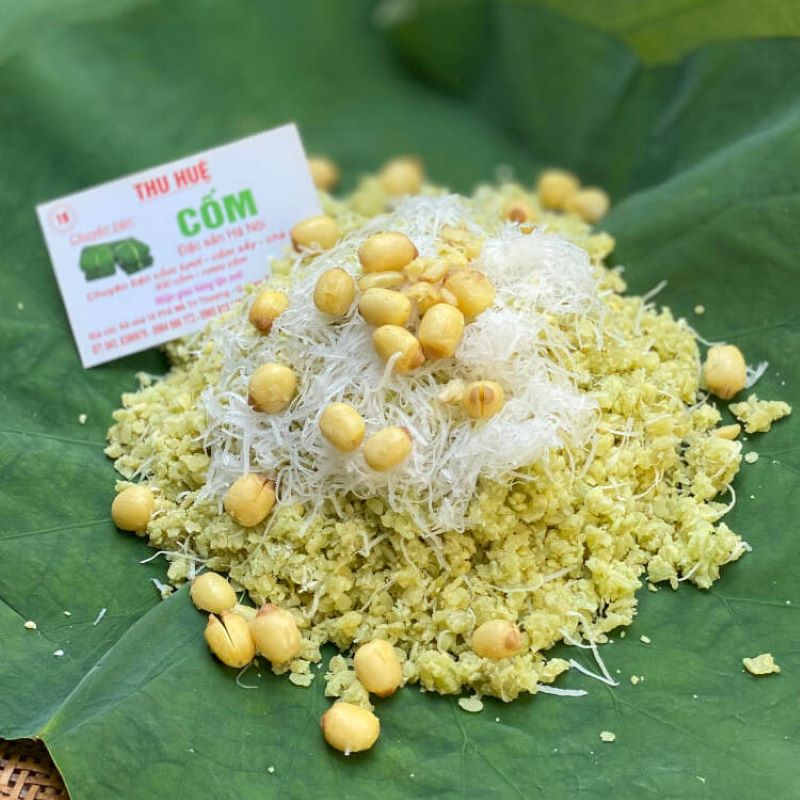 Hanoi sticky rice with green rice, a simple gift imbued with the soul of the capital's autumn 9
