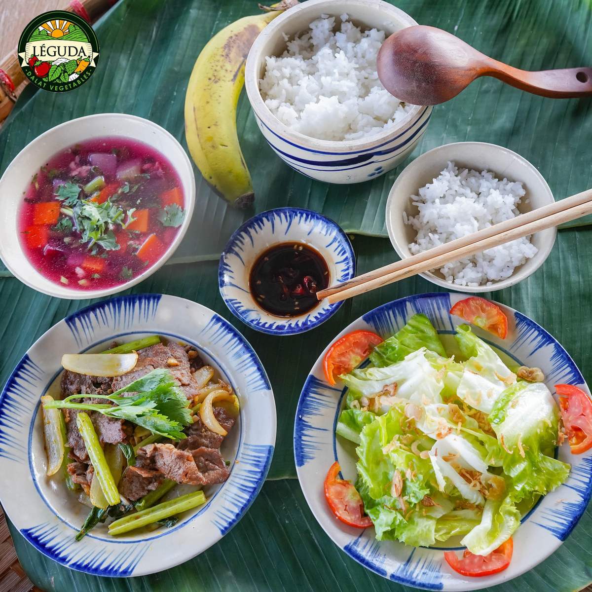 Discover fresh vegetable paradise at LEGUDA Dalat 13 vegetable buffet restaurant