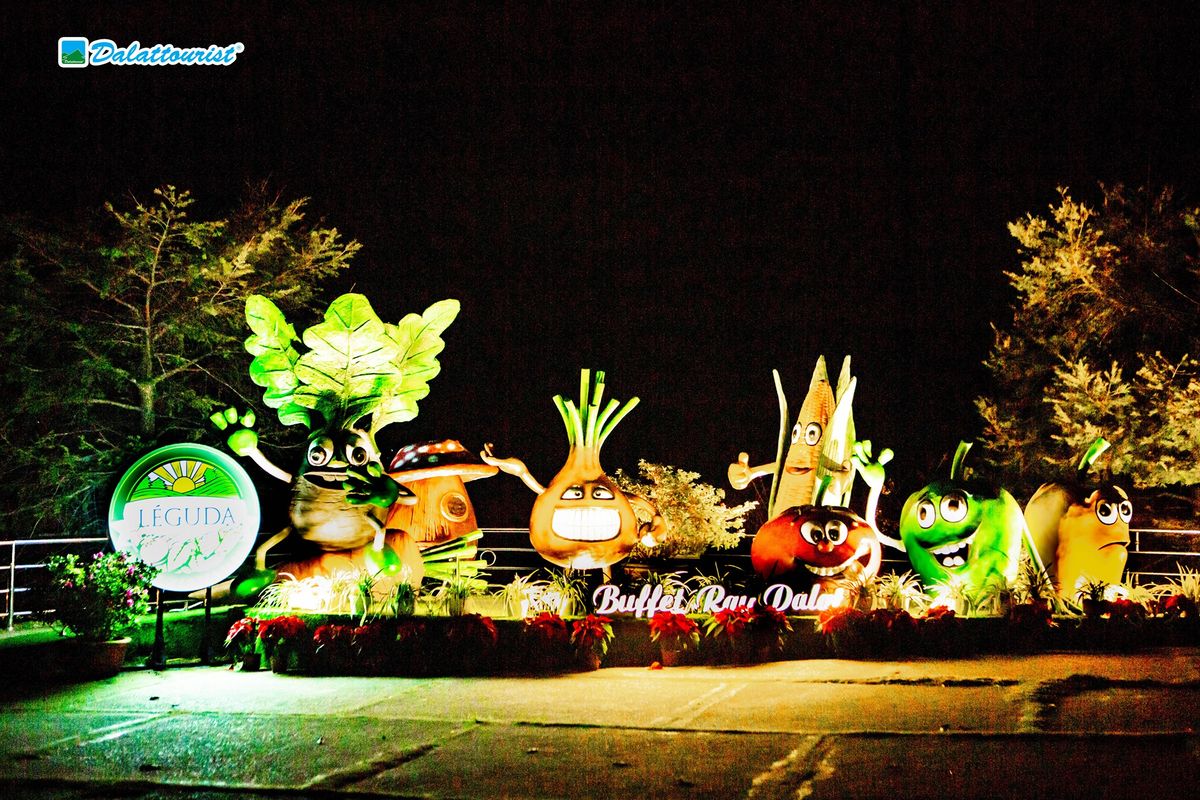 Discover fresh vegetable paradise at LEGUDA Dalat 14 vegetable buffet restaurant