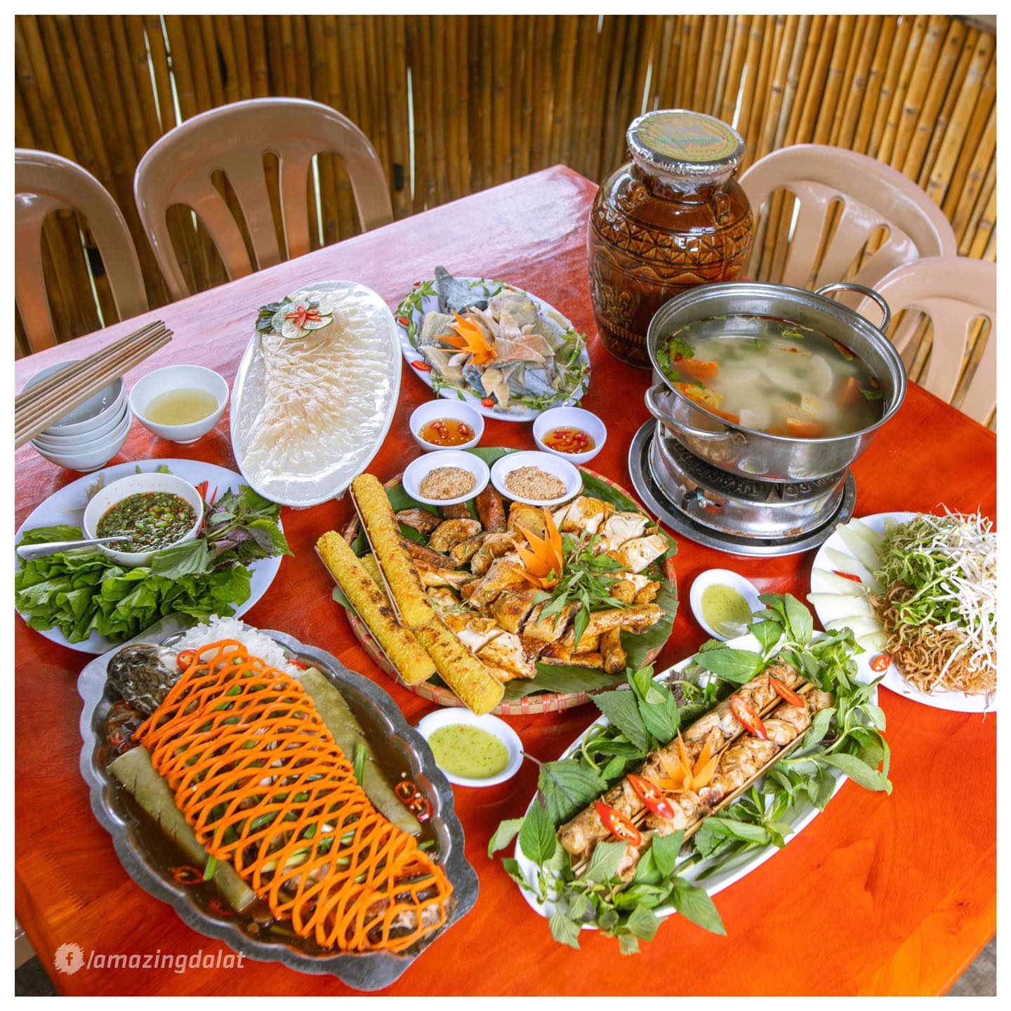 An Son Ho Restaurant - Small ancient town in the middle of Da Lat city 16