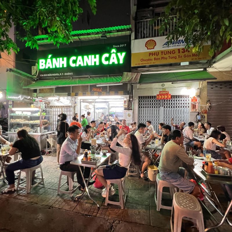 Top 8 famous delicious pork sausage noodle shops in Saigon 6