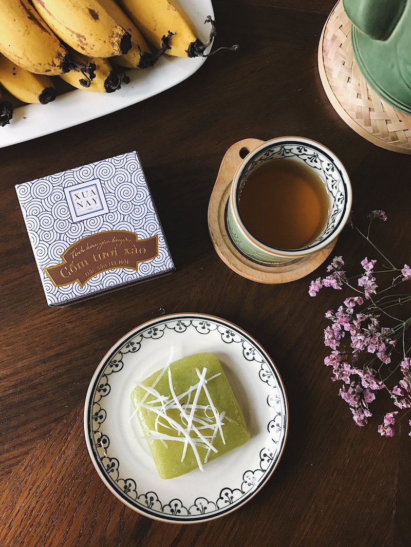 Hanoi green rice cake, small rice cake that encapsulates the soul of the capital's countryside 5