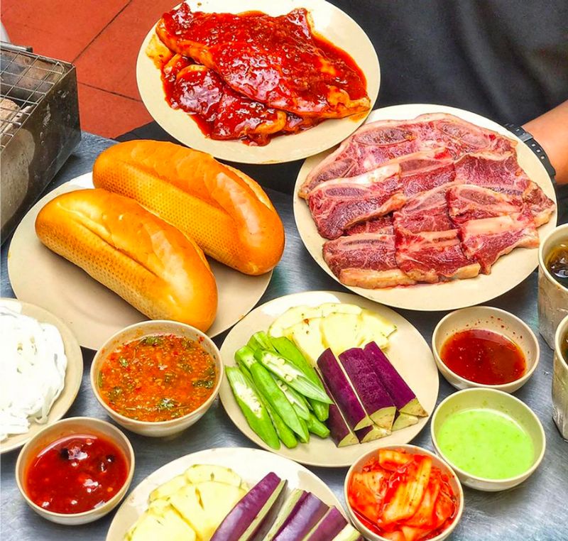 Pho Grilled Beef system with all kinds of delicious dishes from premium meat 9
