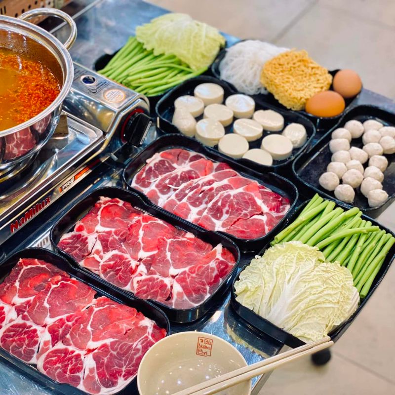 Pho Grilled Beef system with all kinds of delicious dishes from 12 premium meats