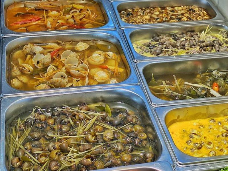 Top 8 super food snail buffet paradises in Hanoi that you must try 4