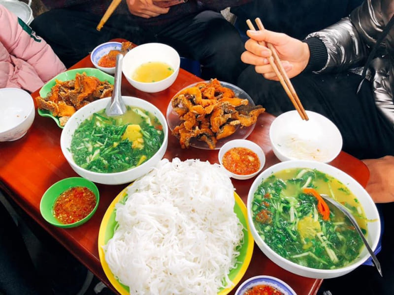 Discover 10 famous Hanoi fish noodle shops in the capital 9