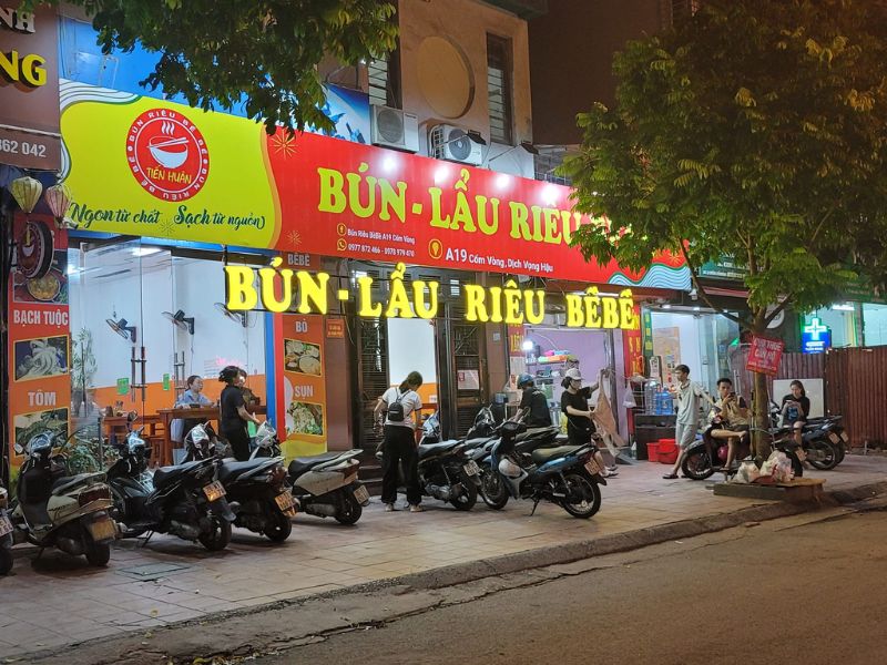 Top 10 delicious bun rieu restaurants in Hanoi recommended by gourmets 10