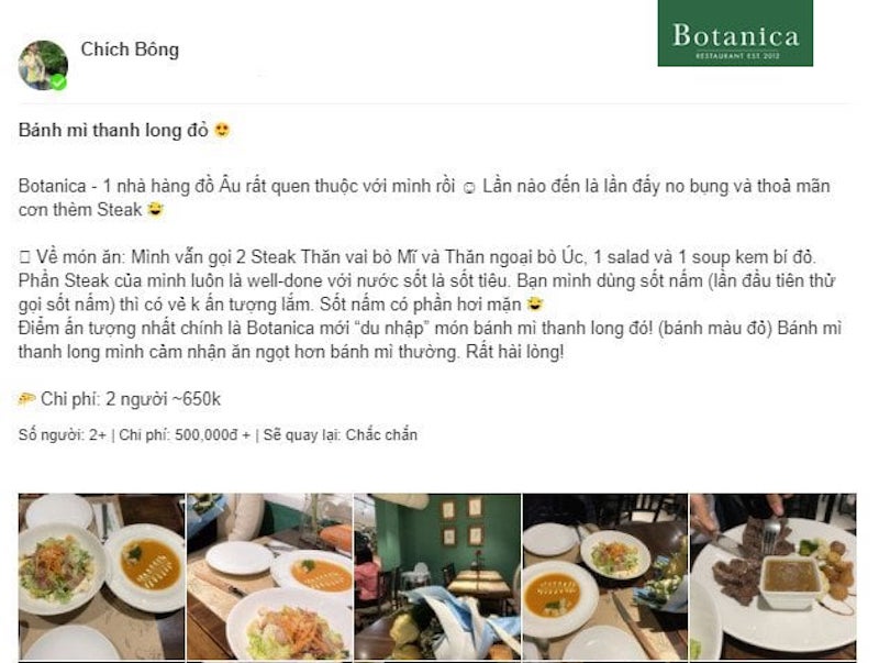 Sweet date at Botanica Restaurant in Hanoi 14