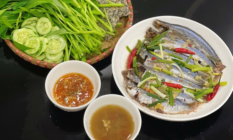 Top 7 delicious steamed scad shops with rice paper rolls in Da Thanh 6