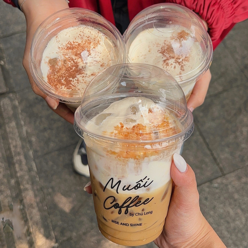 Mr. Long's salted coffee, impressively harmonious sweet and salty taste 4