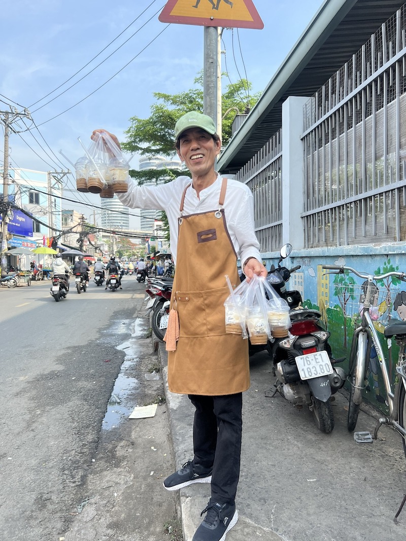 Mr. Long's salted coffee, impressively harmonious sweet and salty taste 2