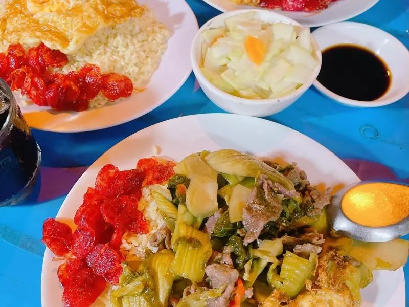 Top 10 delicious fried rice restaurants with beef and melon, rich flavors of the old town 11