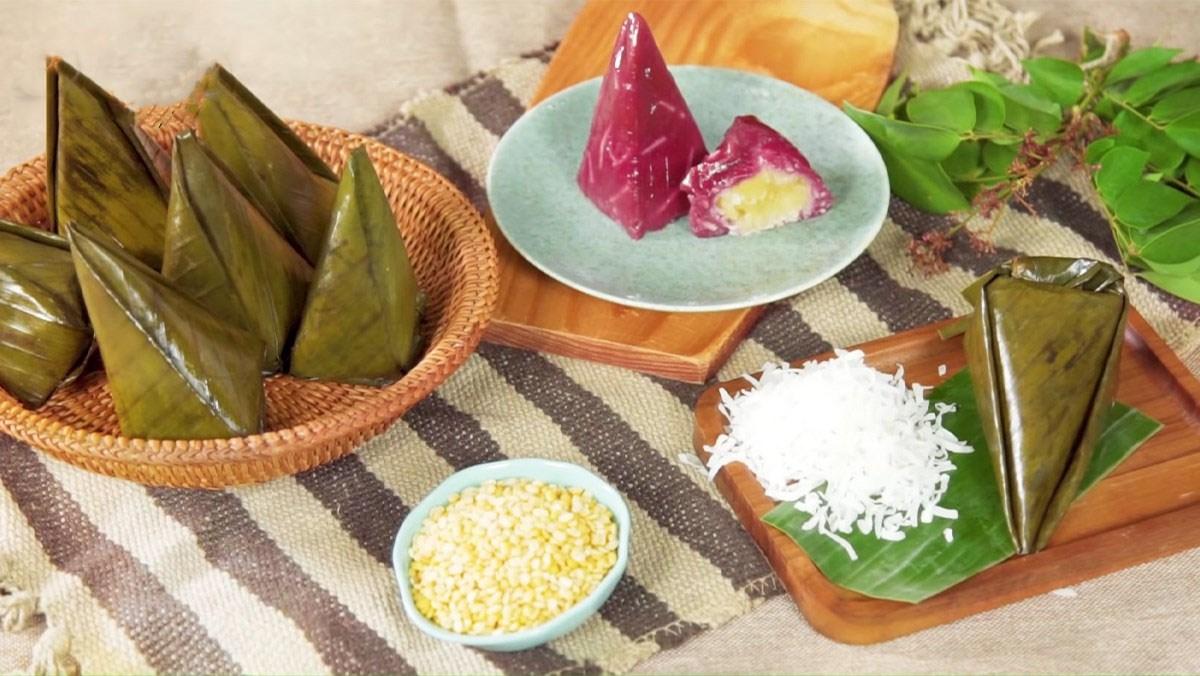 Elaborate craft of making five-colored it cakes from Hue 3