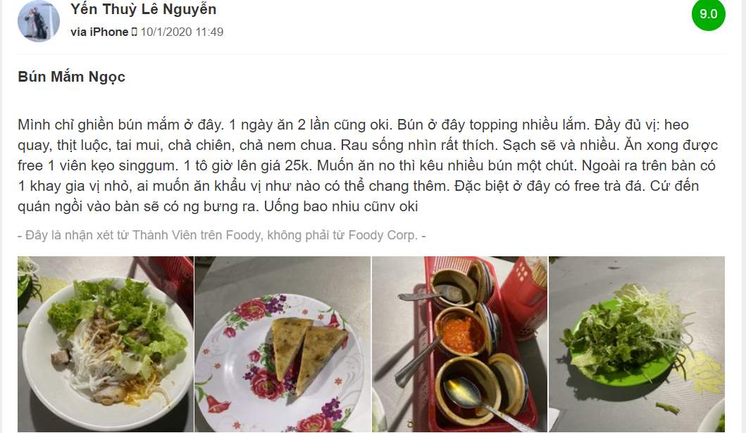 Immerse yourself in the culinary space with Ngoc Da Nang fish sauce vermicelli 6