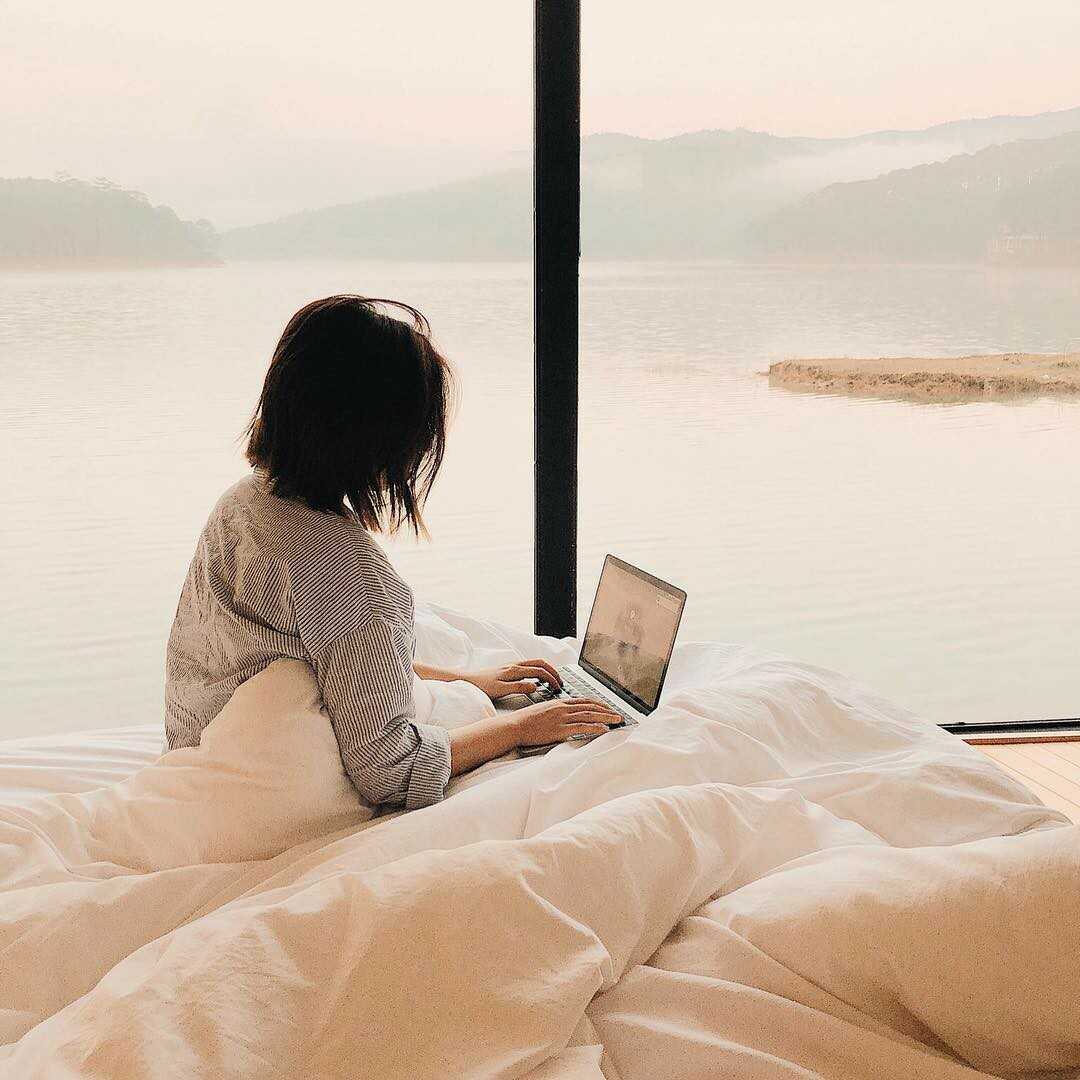 Come to The Seen House Coffee and see Tuyen Lam Lake as beautiful as a watercolor painting 16