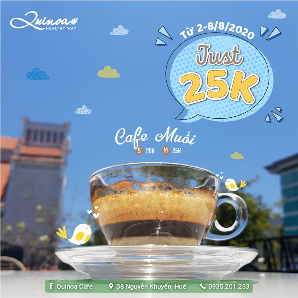 If you can't travel abroad, stop by Quinoa Café to have check-in photos like in the West