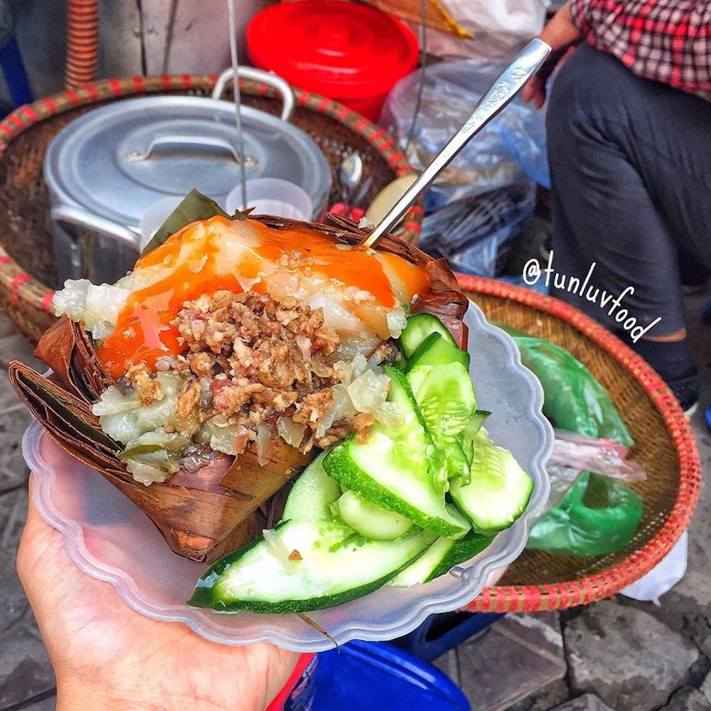 Stop at these 7 Hanoi banh gio shops to enjoy Hanoi's popular cuisine 4