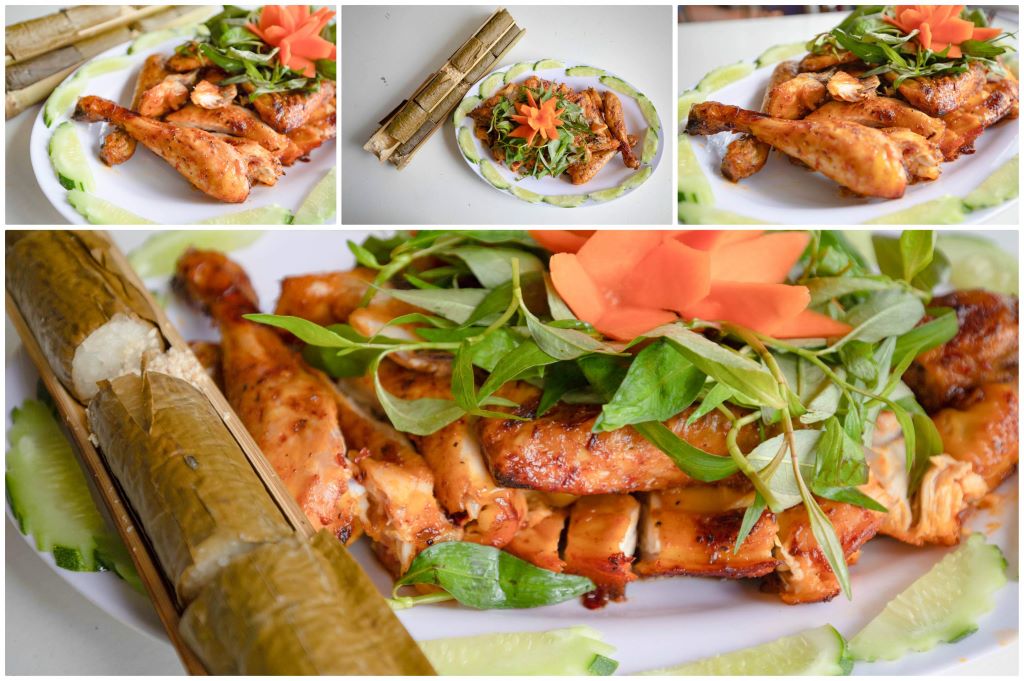 Grilled chicken with lam rice - A rustic dish not to be missed when traveling to Da Lat 2