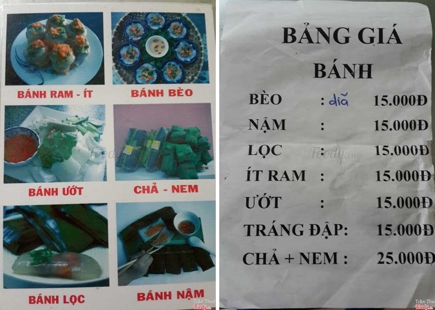 Stop by to eat Banh Loc at the famous Ba Be restaurant in Da Nang 2