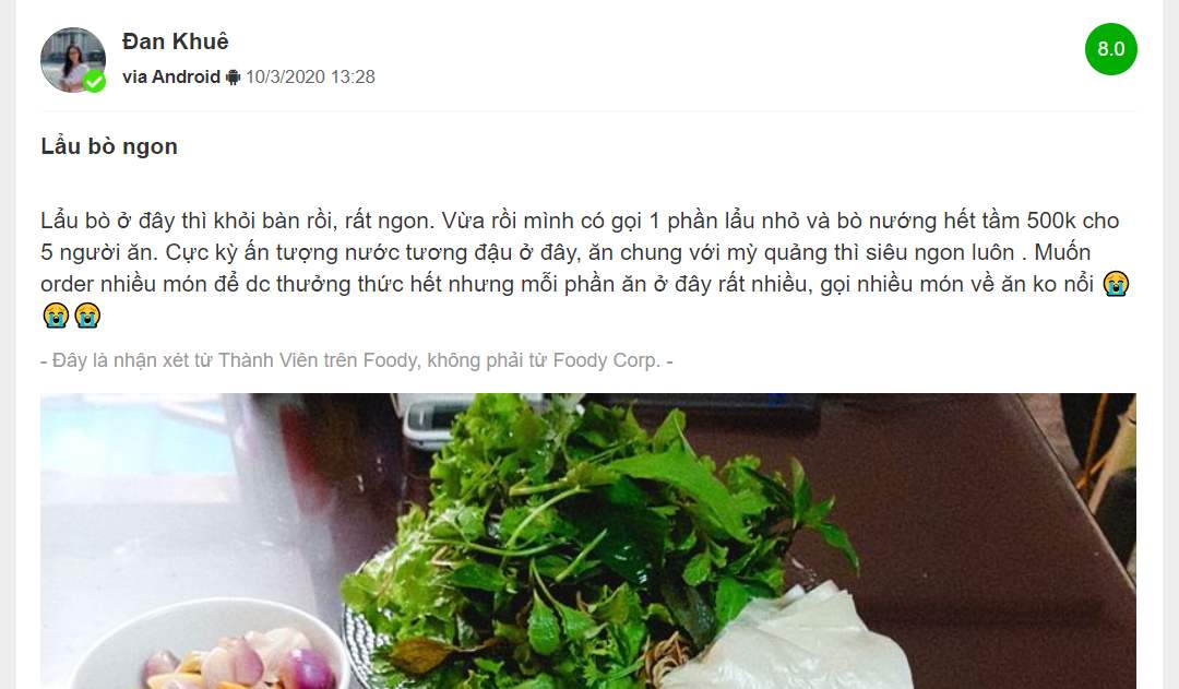 Come enjoy Da Nang's specialty Sau Hung beef hotpot 9