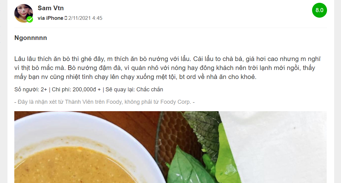 Stop by to enjoy the specialty of Sau Hung beef hotpot in Da Nang 8