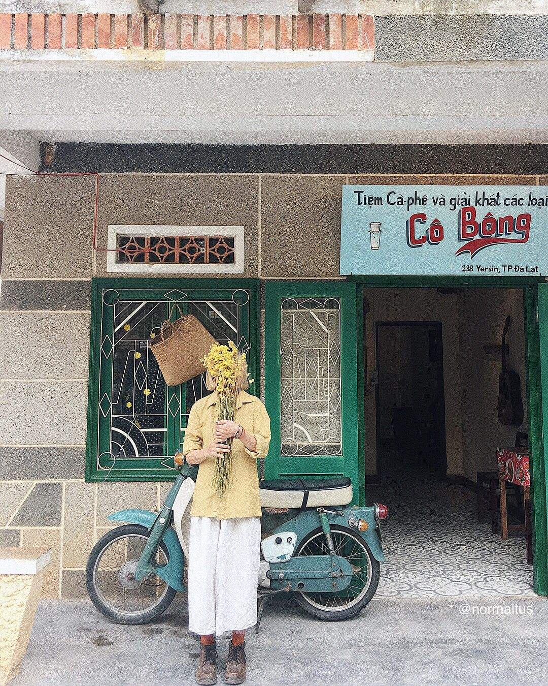 Stop by Miss Bong coffee shop in Da Lat to buy a ticket back to your childhood of 17