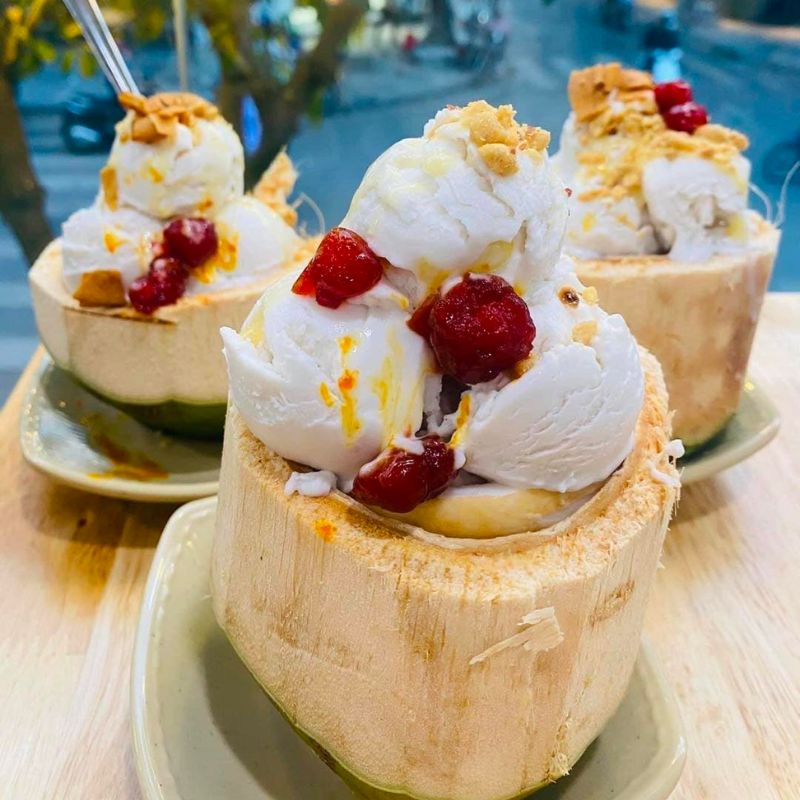 Top 6 places to enjoy Con Dao coconut ice cream right in Hanoi 6