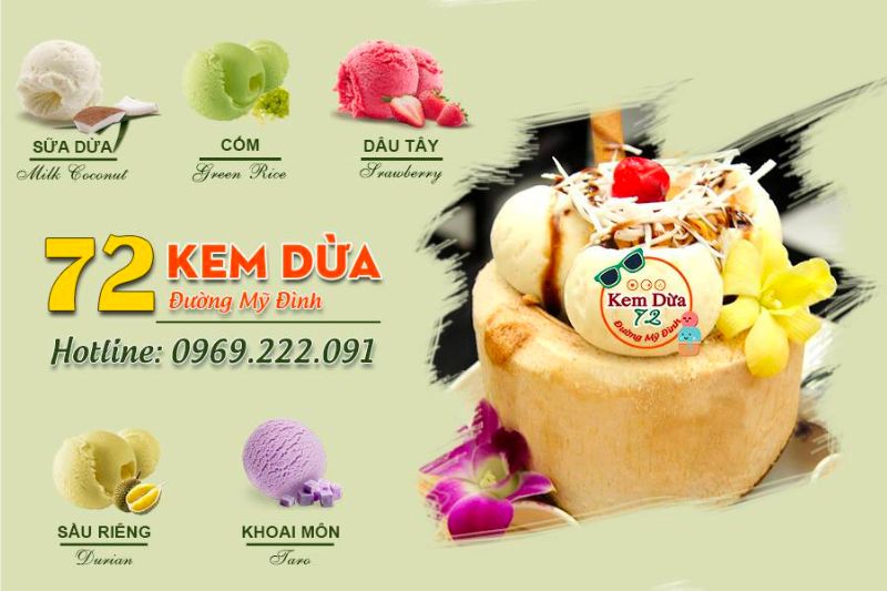 Top 6 places to enjoy Con Dao coconut ice cream right in Hanoi 10