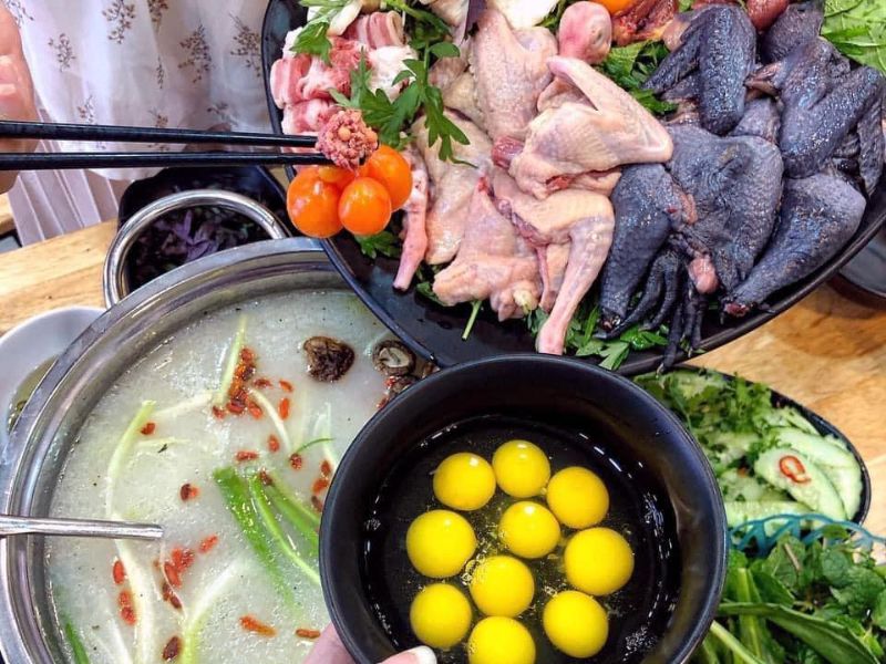 12 places to enjoy famous delicious Hanoi porridge hotpot 9