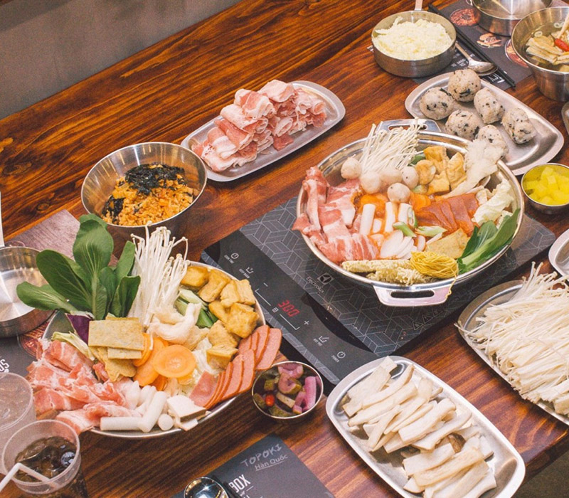 Top 8 Saigon tokbokki hot pot restaurants with Korean taste 3