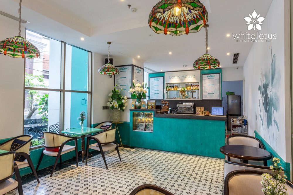 Lotus House - Beautiful white lotus coffee shop in Hue 2