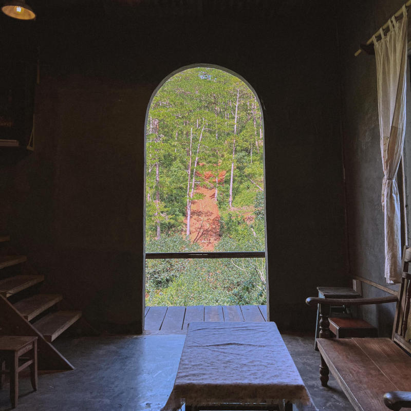 Halfway up the cafe, a small peaceful corner in the middle of romantic mountains and forests 7