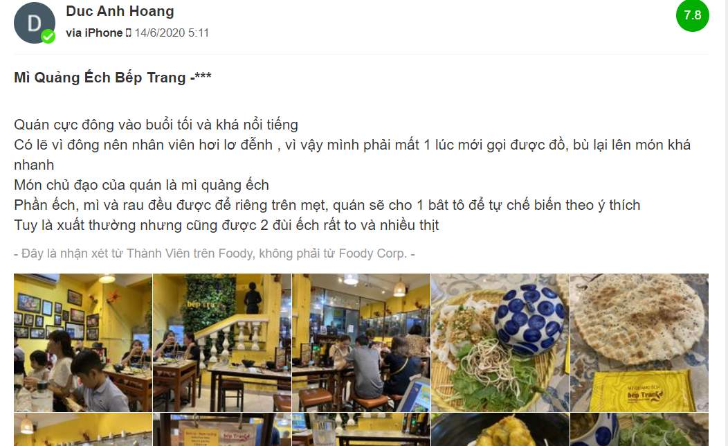 Kitchen Frog Quang Noodles - An irresistible dish when coming to Da Nang 7