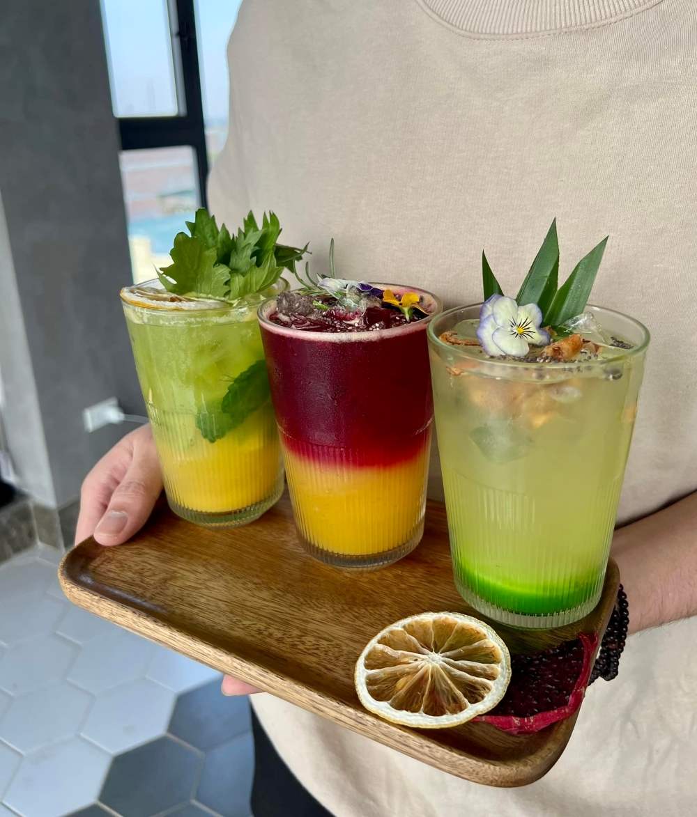 Watch the sunset across West Lake at Laguna Rooftop Hanoi 6