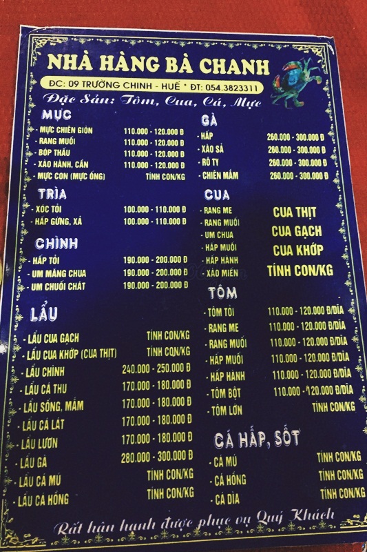 On a rainy day in the ancient capital, you have to eat a portion of Ba Chanh Hue Crab Hotpot right away! 4