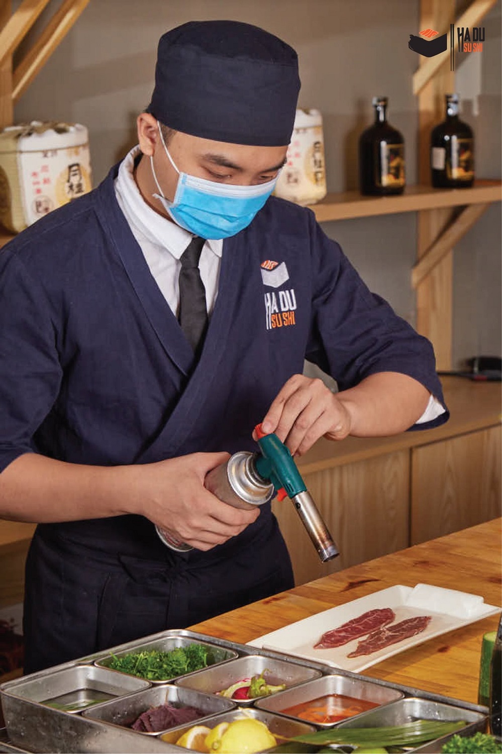 Get full immediately with the menu of +200 delicious and attractive dishes at Hadu Sushi 5
