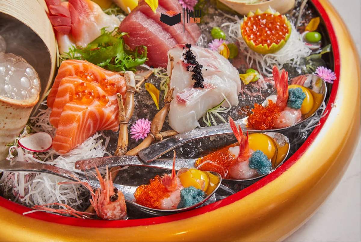 Get full immediately with the menu of +200 delicious and attractive dishes at Hadu Sushi 11