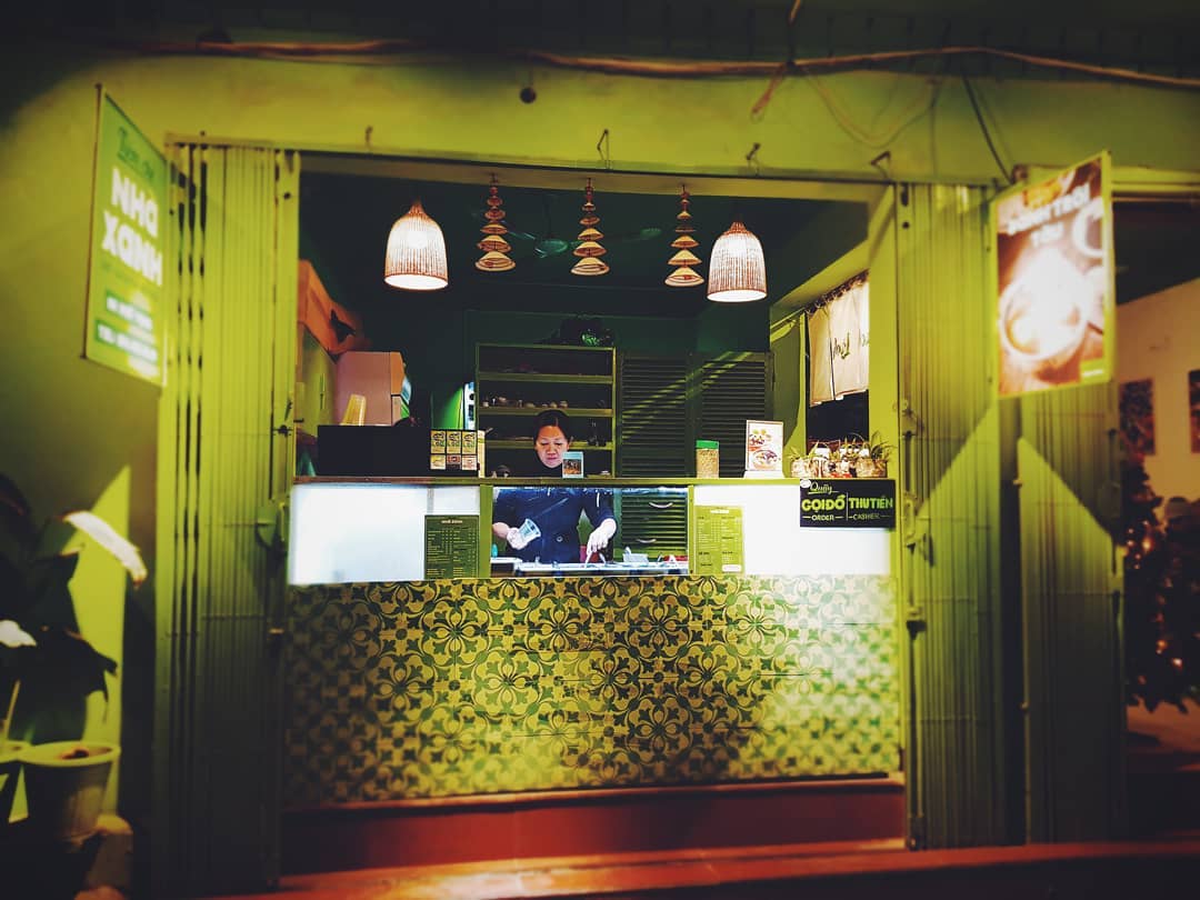 Discovering the buzzing green wall at Nha Xanh Tea Shop in Hanoi 4