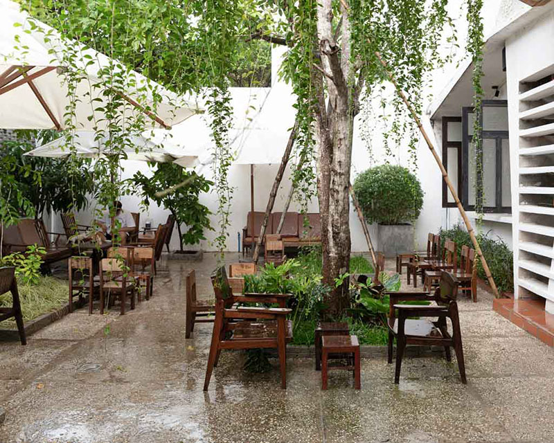 Find peace with 10 garden cafes in District 1 and 8