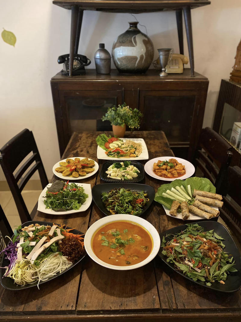 Top 10 famous vegetarian restaurants in Da Nang, cheap, delicious food 6