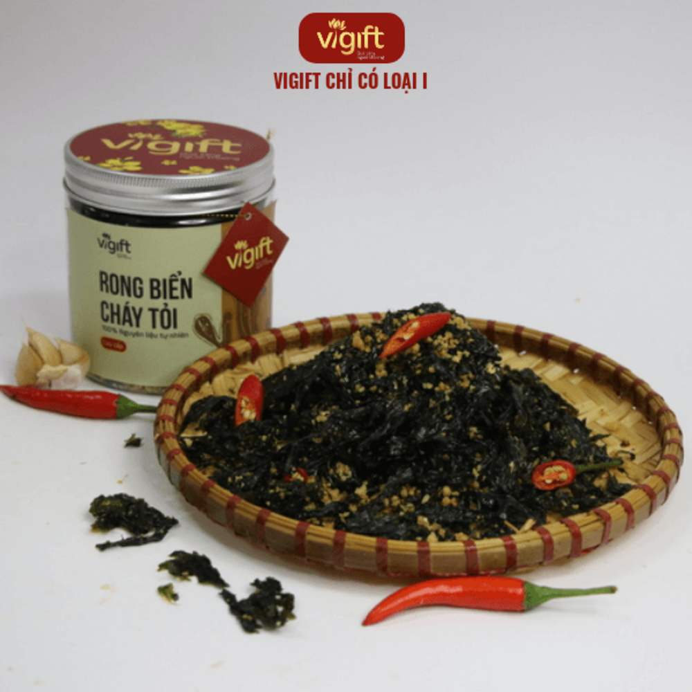 Da Nang garlic seaweed - A snack favored by gourmets 4