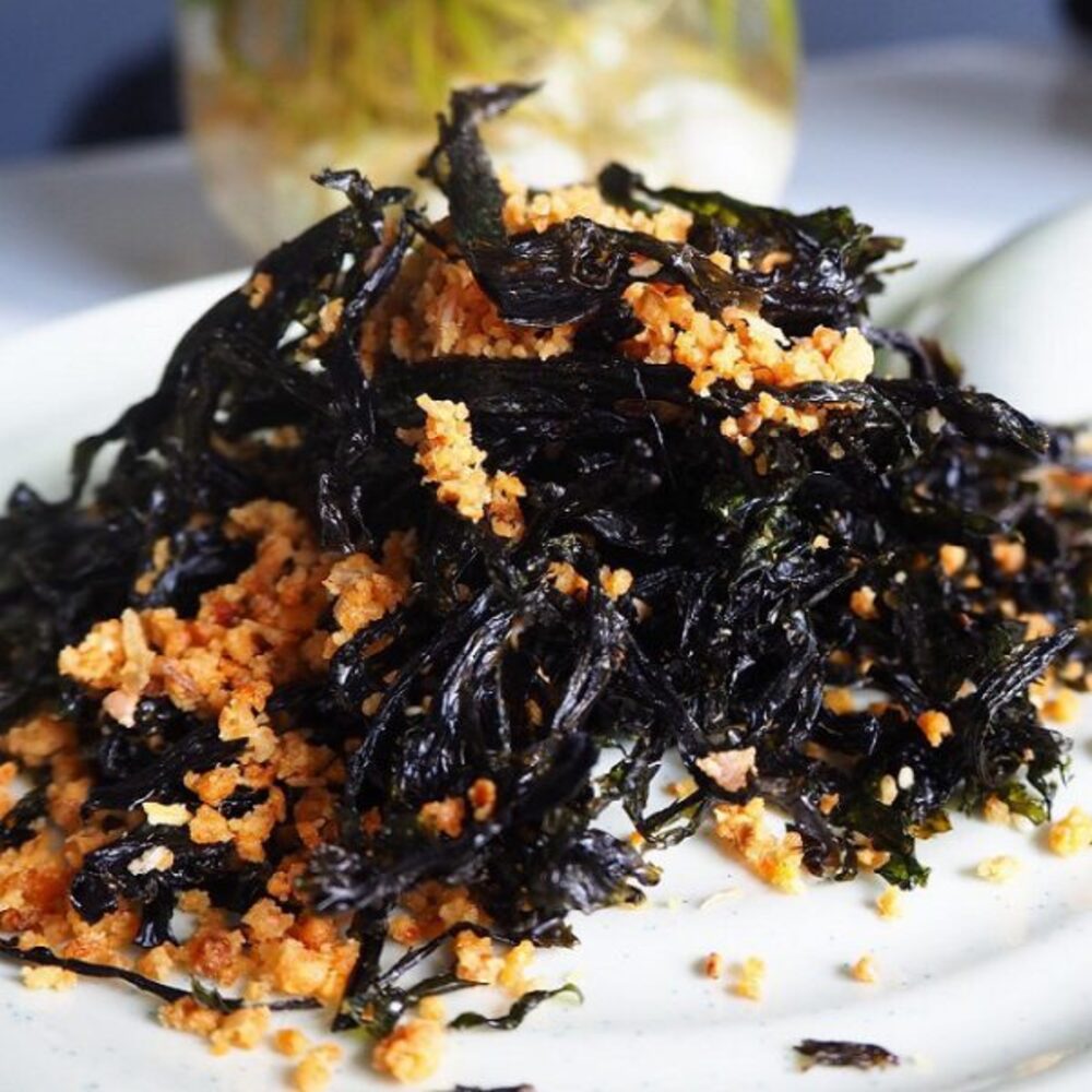 Da Nang garlic seaweed - A snack favored by gourmets 5