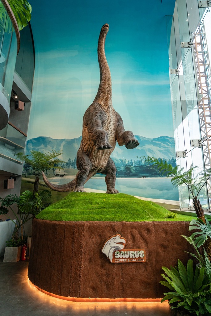 Discover Saurus Coffee & Gallery, a unique dinosaur cafe in Saigon 3