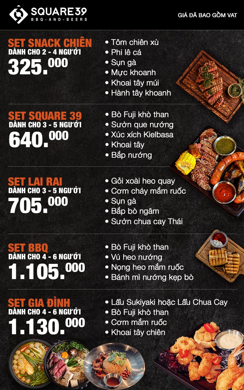 Come to SQUARE 39 to enjoy the party atmosphere among 15 camping huts