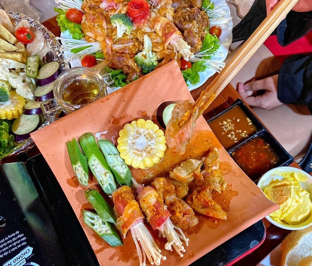 Da Lat tile grilled meat - TOP 6 famous tile grilled restaurants in the foggy country 6