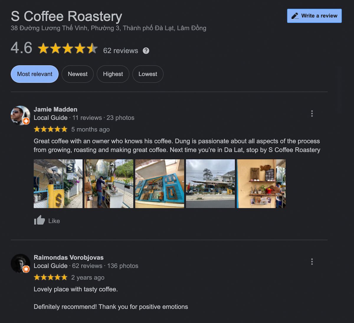 Enjoy affordable roasted coffee at S Coffee Roastery 12