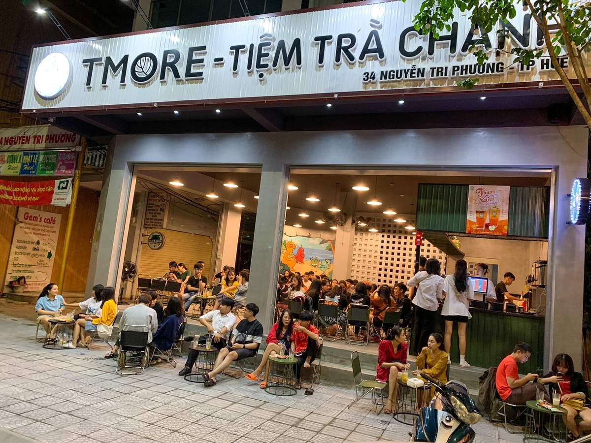 Tmore lemon tea shop - Virtual living with millions of likes in the heart of Hue city 3