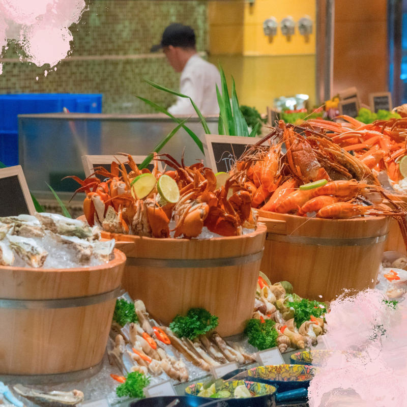 10 Famous delicious seafood buffet restaurants, reasonable prices 11