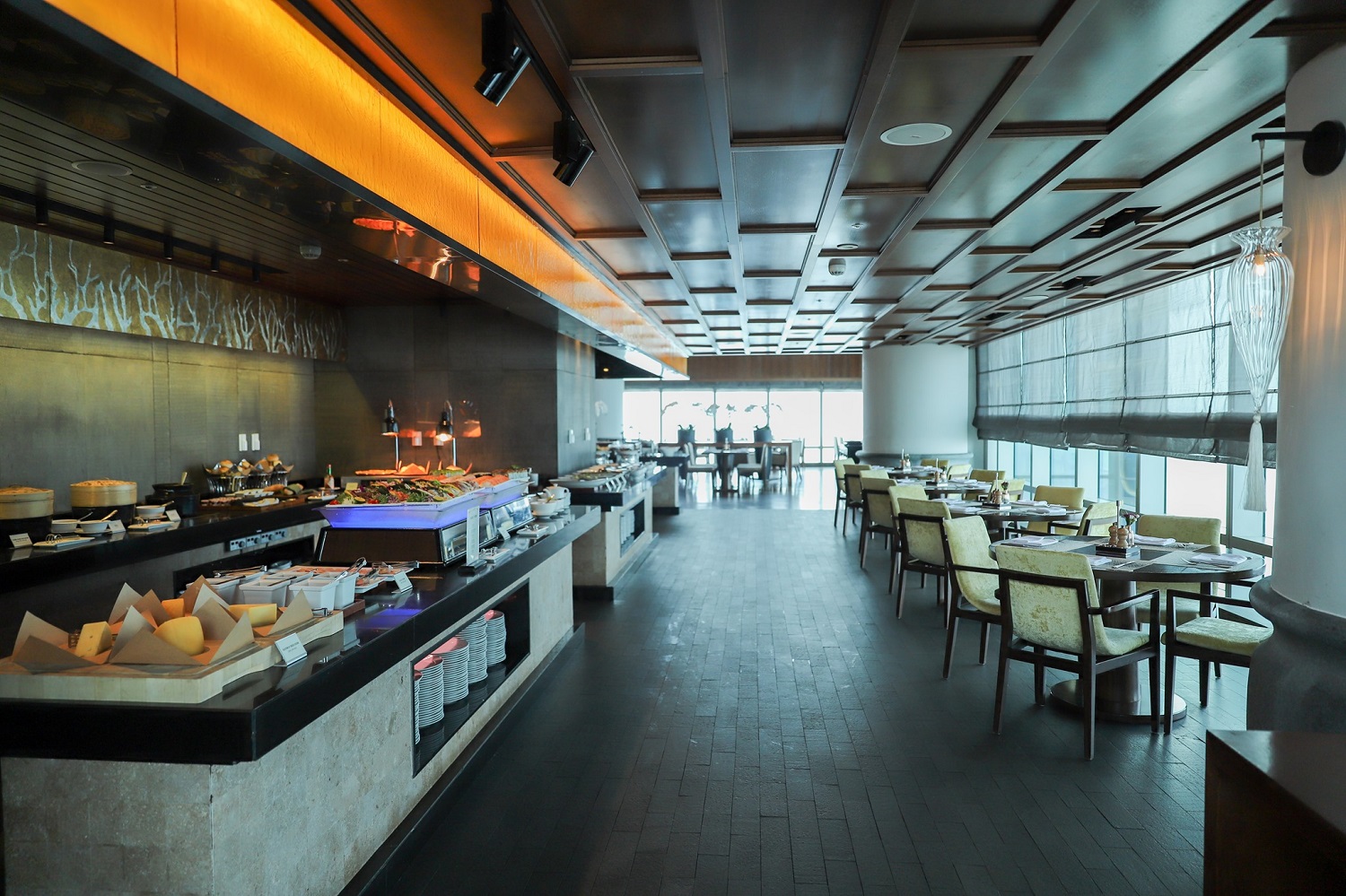 Experience unique cuisine in a luxurious, modern space at Grill 63 8